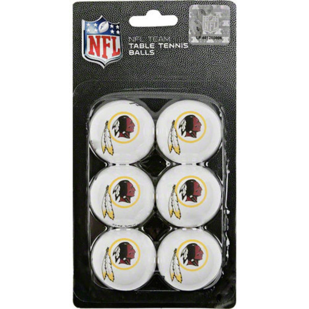 Franklin NFL Washington Redskins 6-Pack Table Tennis Balls