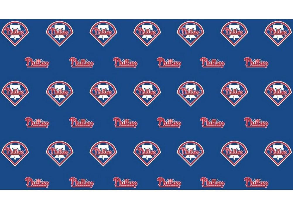 2-Packages of MLB Gift Wrap - Phillies