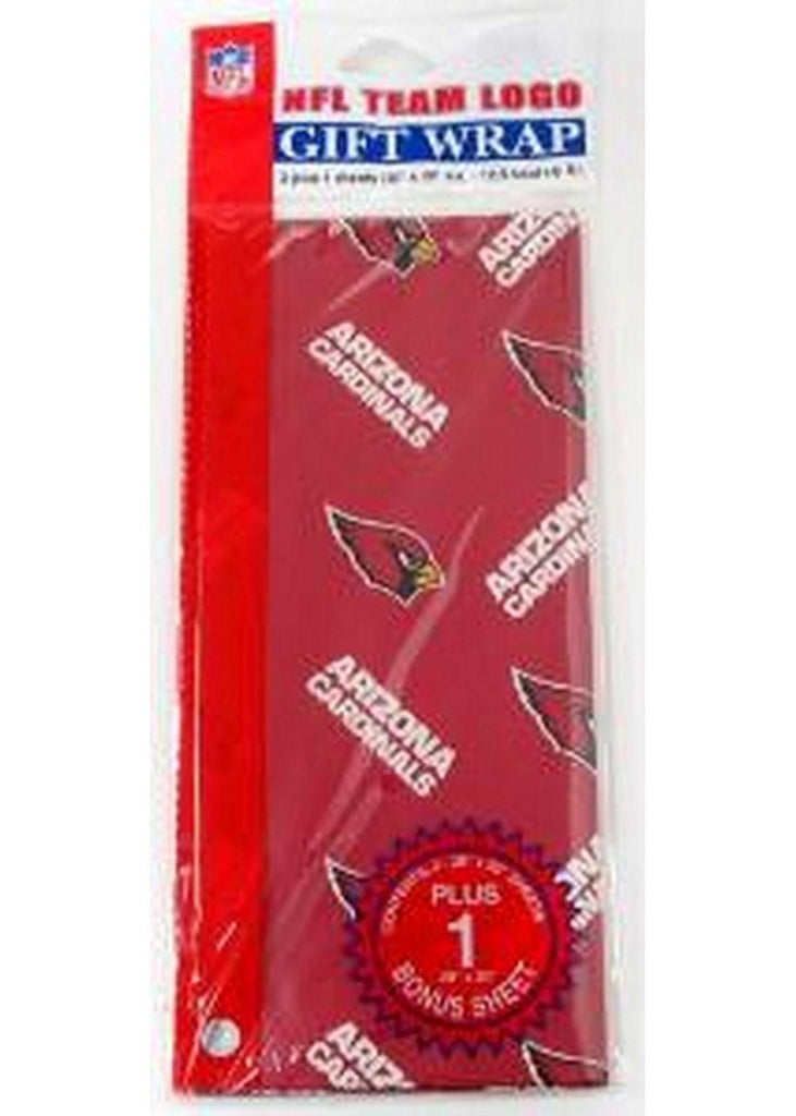 NFL Arizona Cardinals Flat Gift Wrap