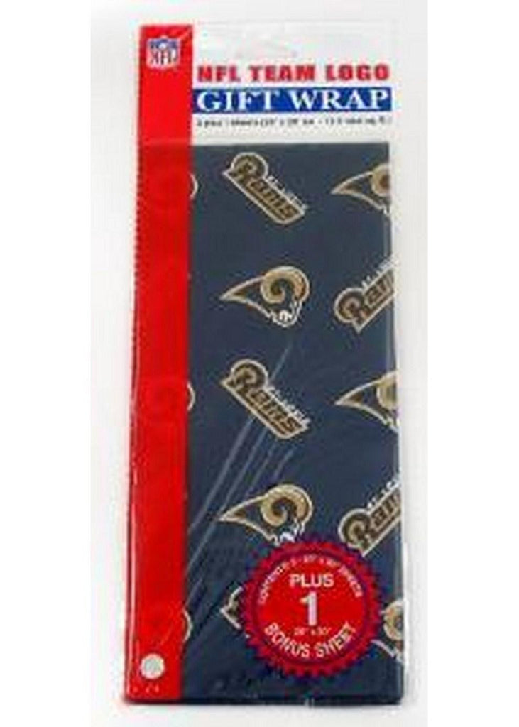PSG NFL St. Louis Rams Flat Gift Wrap