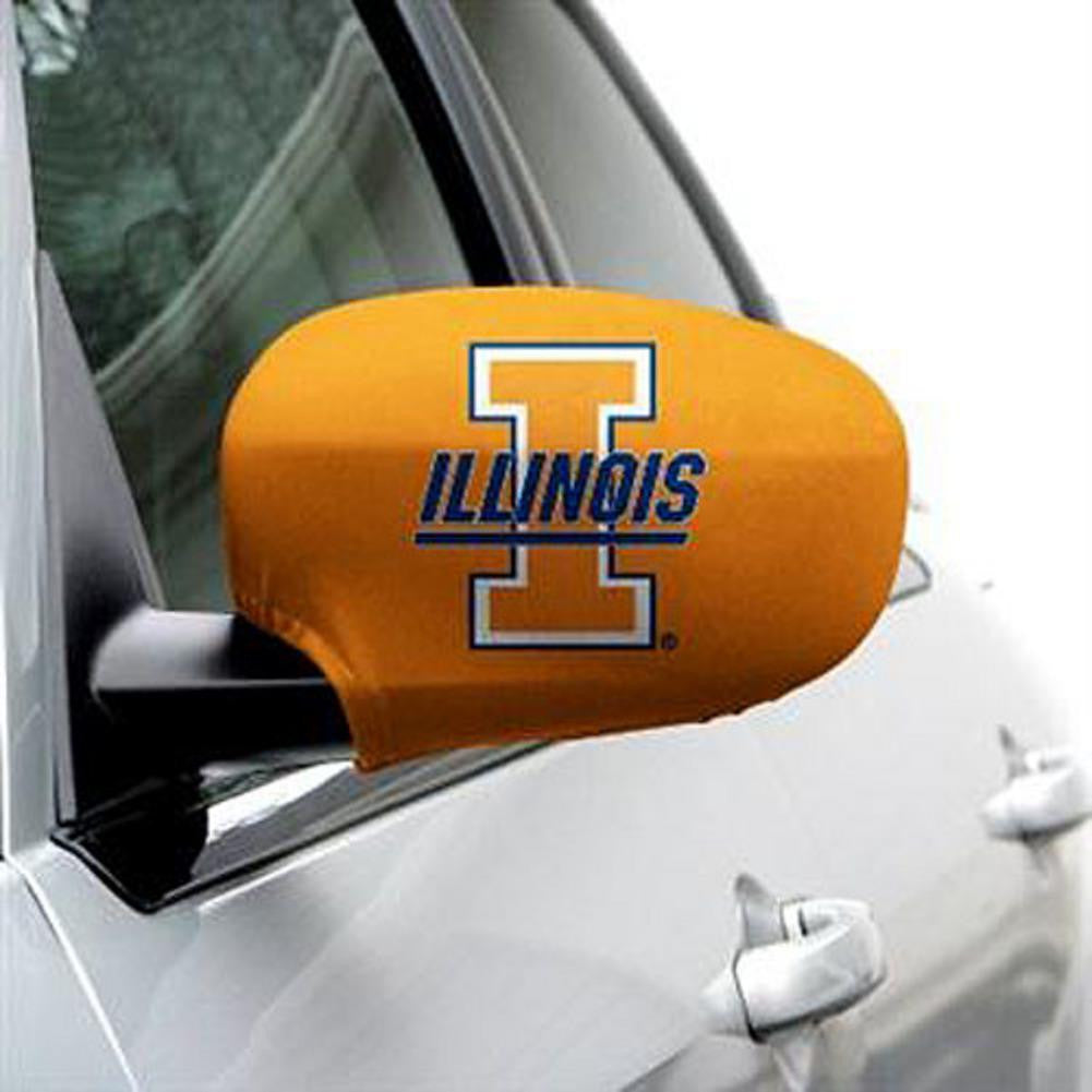 Side Styles Mirror Covers Large Illinois Fighting Illini
