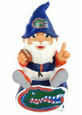 "2013 NCAA College 11" Garden Statue Gnome Sitting on Team Logo"