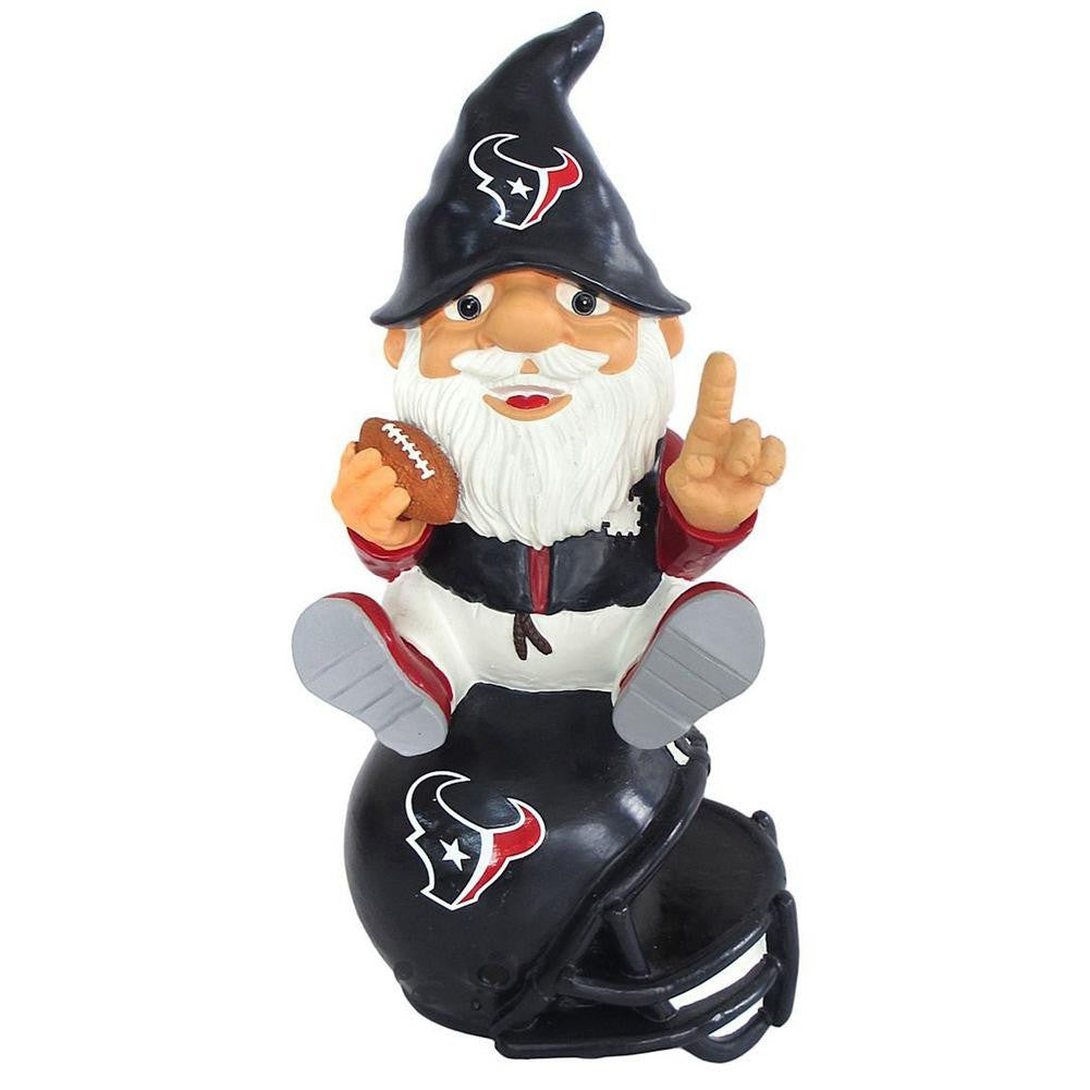 Houston Texans Gnome Sitting on a Logo