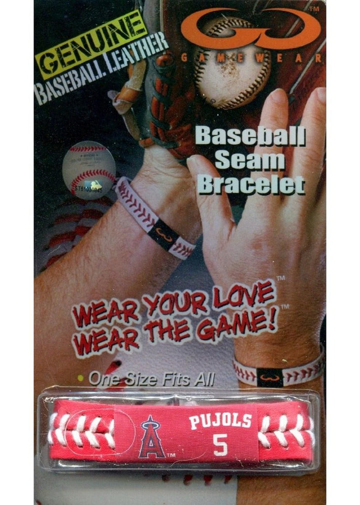 Anaheim Angels Team Color Jersey Bracelet - Albert Pujols