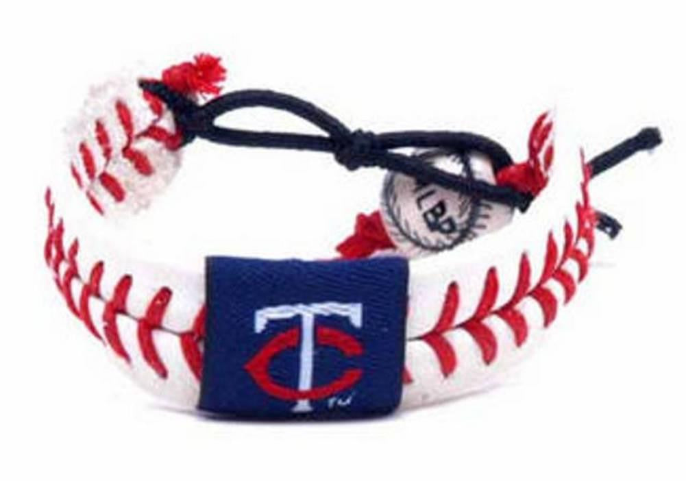 Gamewear MLB Leather Wrist Band - Twins Classic Band