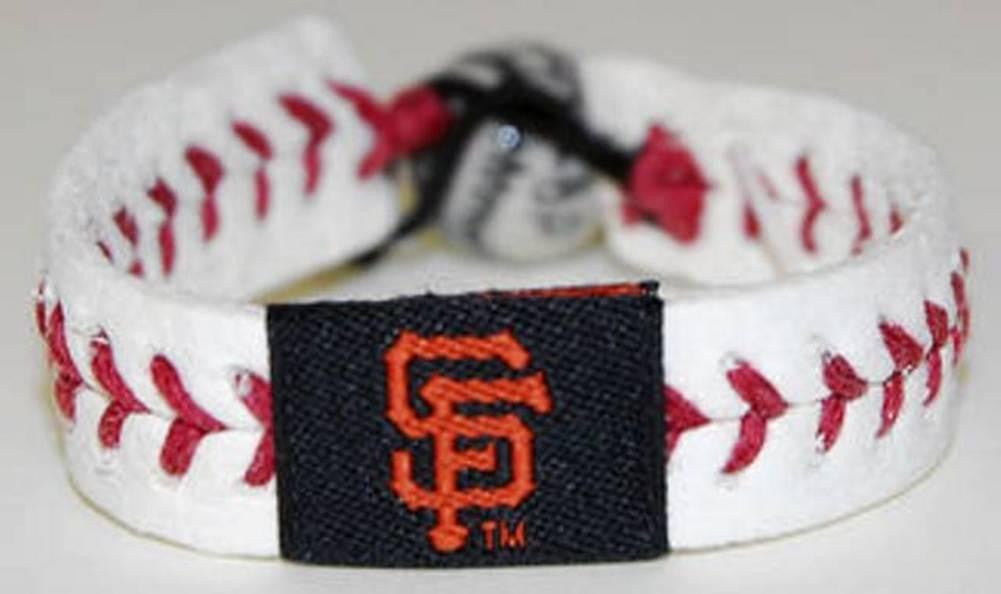 Gamewear MLB Leather Wrist Band - Giants Classic Band