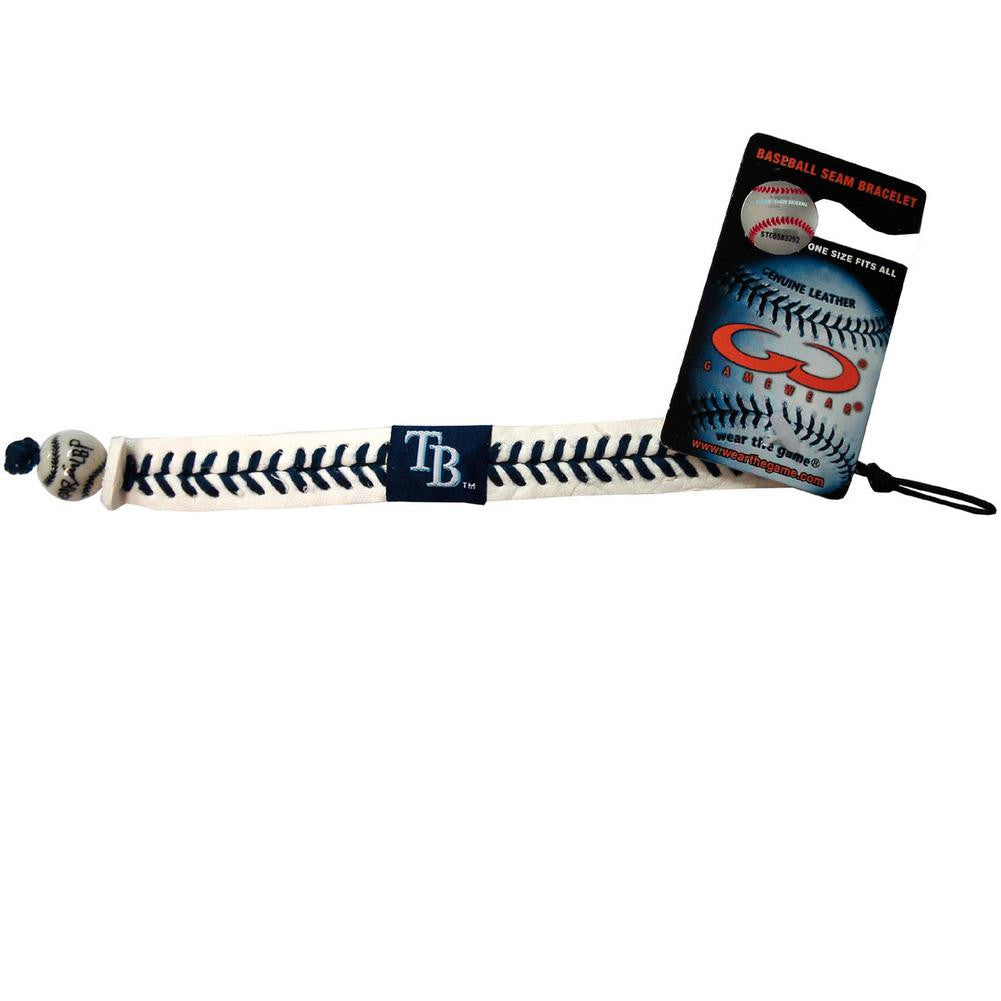 MLB Tampa Bay Devil Rays Authentic Baseball Bracelet