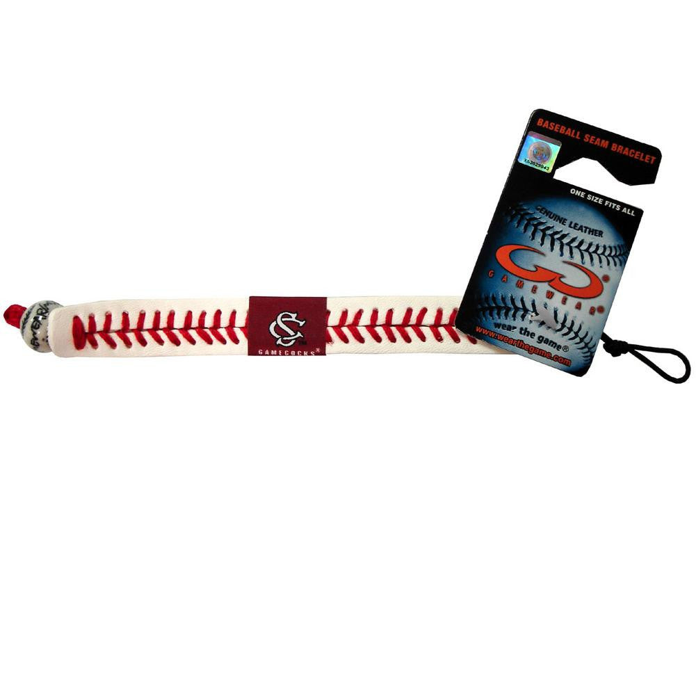 South Carolina Gamecocks Classic Baseball Bracelet