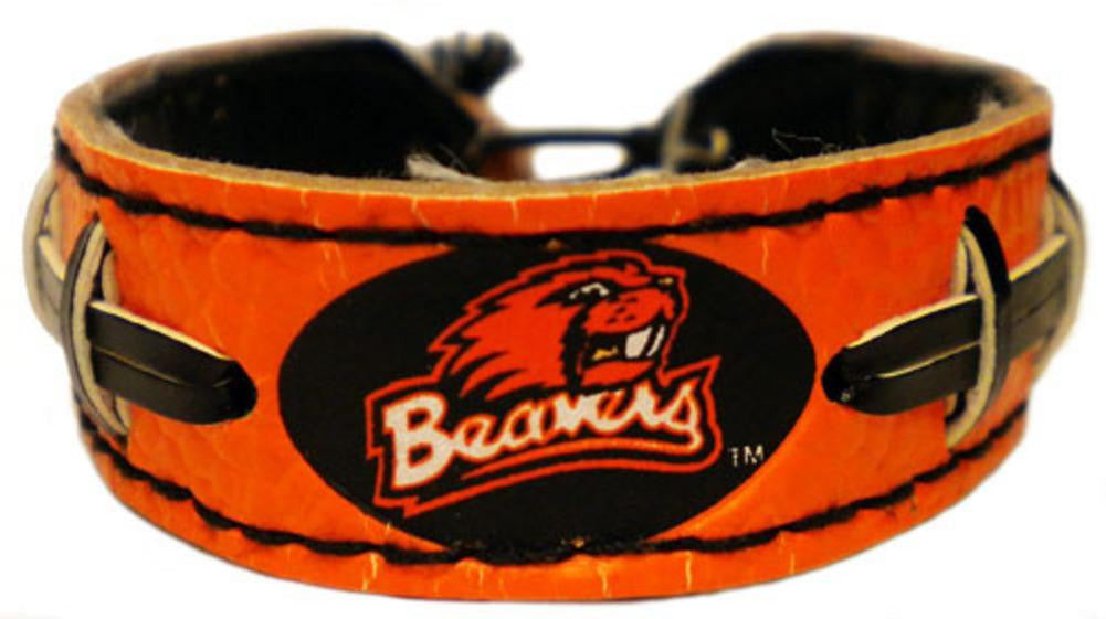 Oregon State Beavers Team Color Football Bracelet