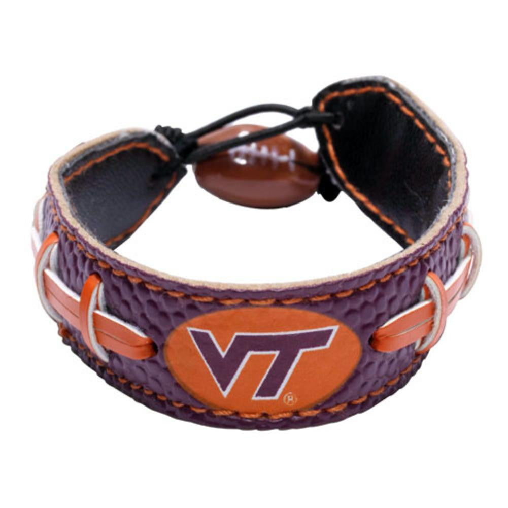 Virginia Tech Hokies Team Color Football Bracelet