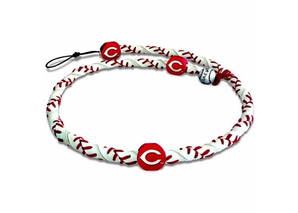 Classic Frozen Rope Baseball Bracelet - Cincinnati Reds