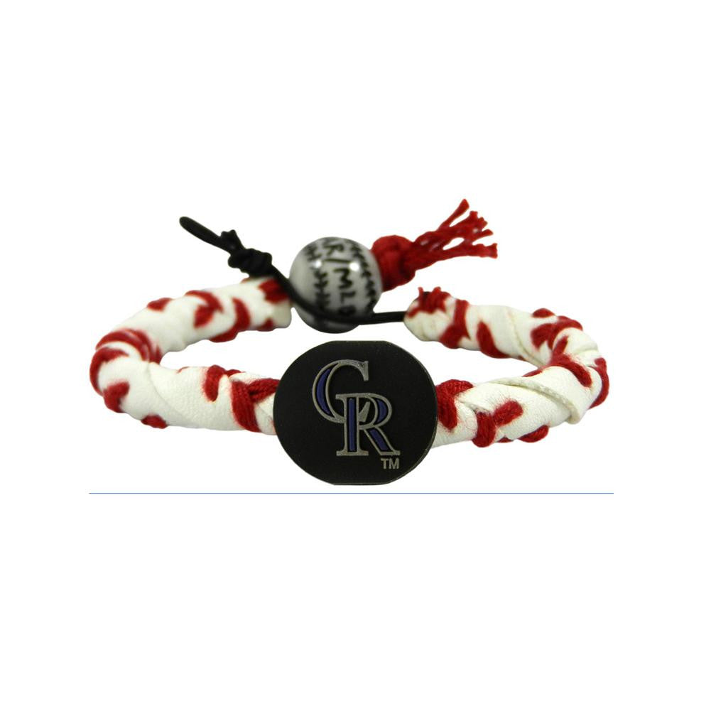 Classic Frozen Rope Baseball Bracelet - Colorado Rockies