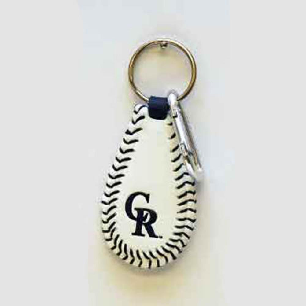 MLB Colorado Rockies Baseball Keychain