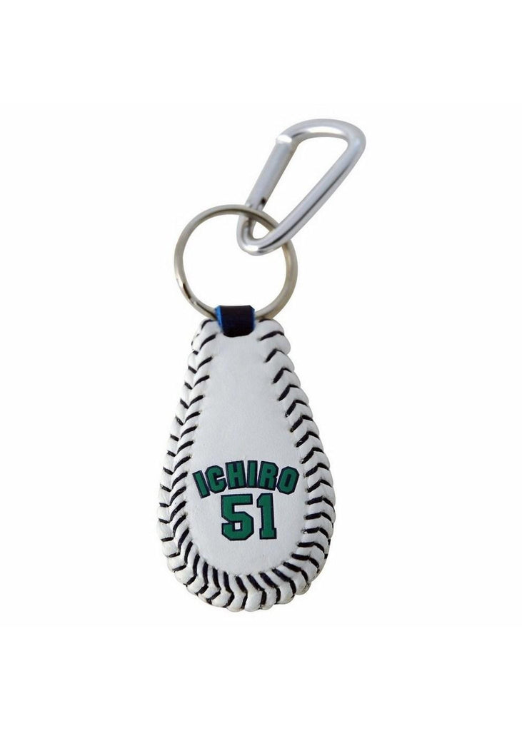 Gamewear Leather Key Chain - MLB Seattle Mariners Ichiro Suzuki