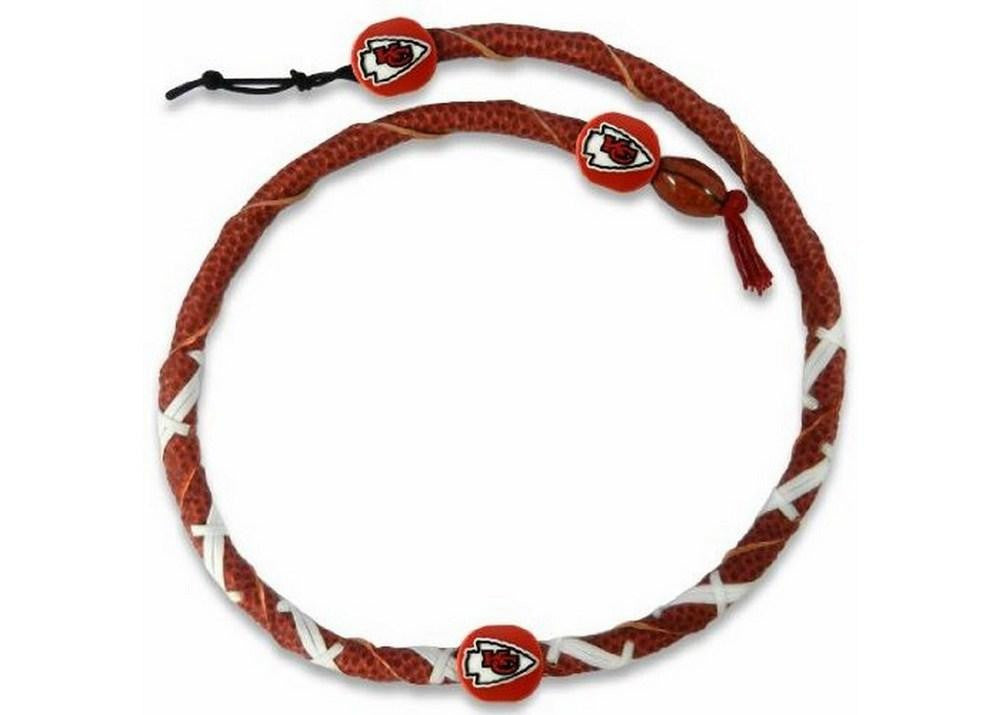 Kansas City Chiefs Classic NFL Spiral Football Necklace
