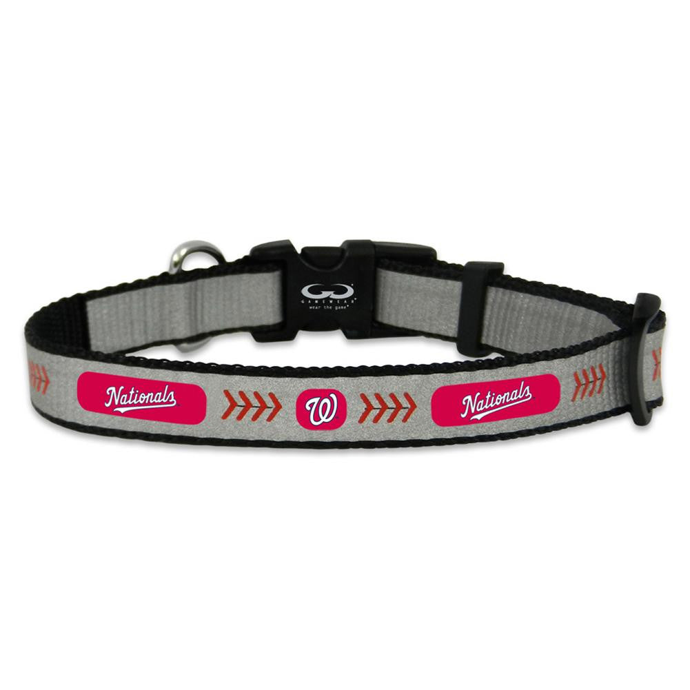 Small- Gamewear Reflective Pet Collar- Washington Nationals