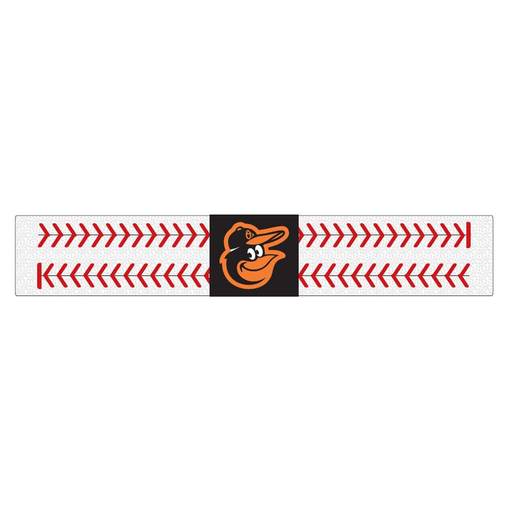 Gamewear 2 Seamer Leather Wristband - Baltimore Orioles