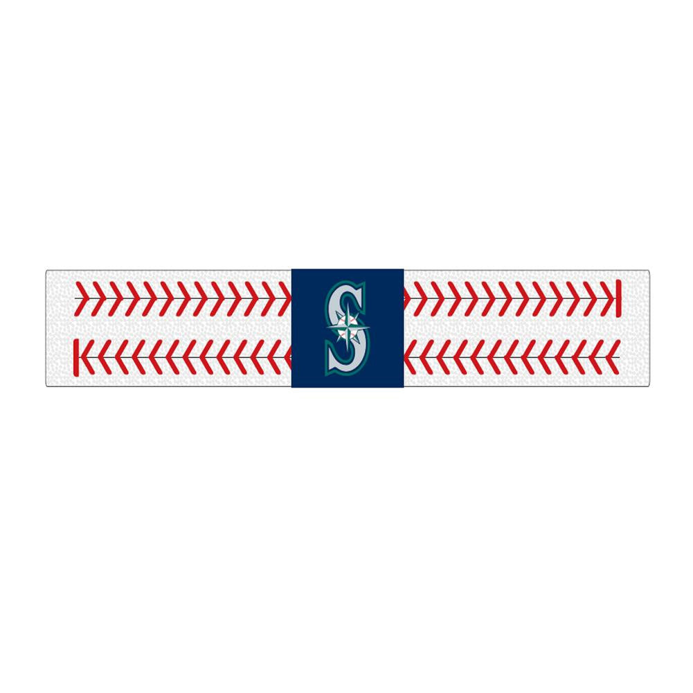 Gamewear 2 Seamer Leather Wristband - Seattle Mariners