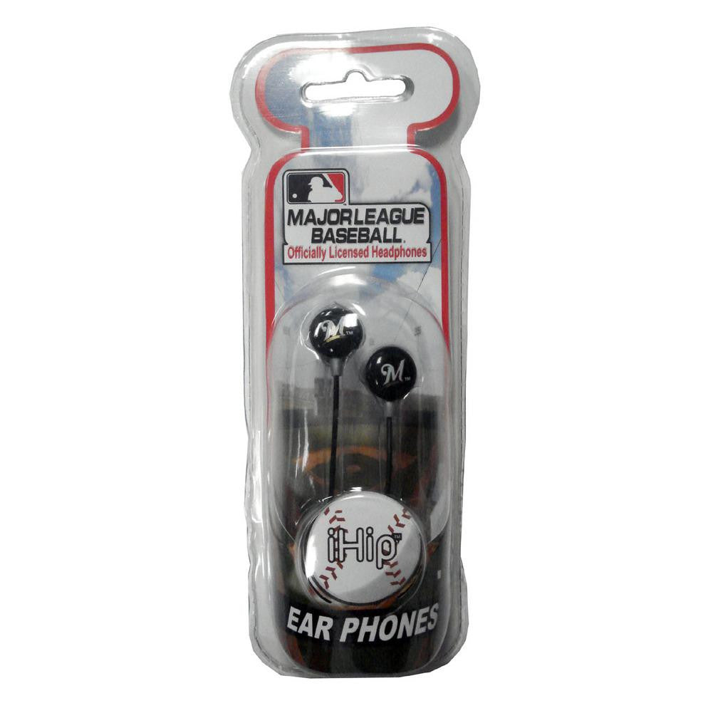 Ihip Logo Baseball Earbuds - Milwaukee Brewers