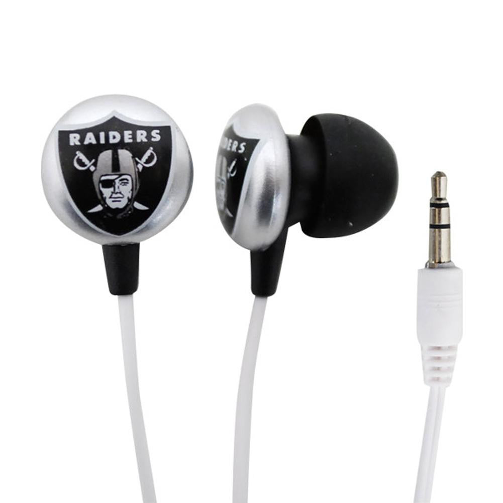 Oakland Raiders Ear Buds