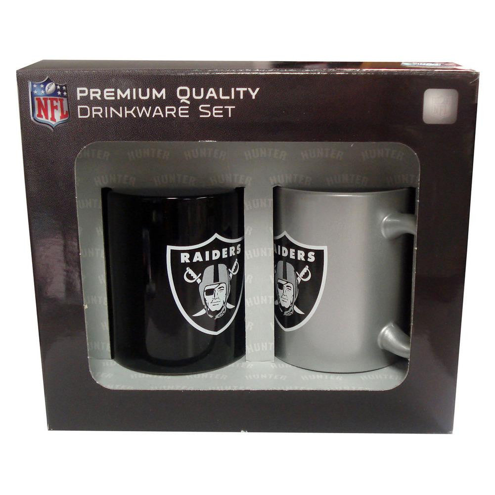 Hunter 2 Pack Coffee Mugs - Oakland Raiders