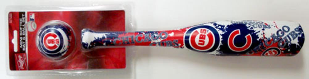 Mini Bat & Ball Set - Chicago Cubs