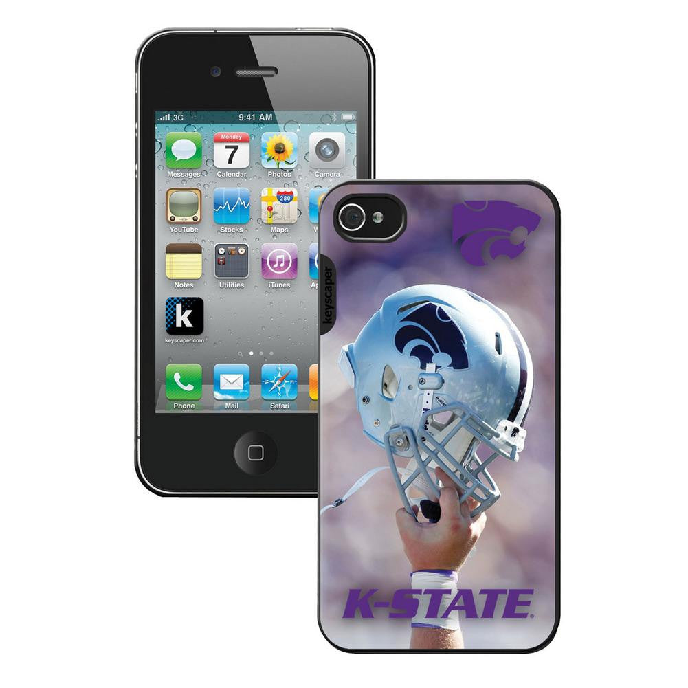 Ncaa Iphone 4 Case- Helmet Kansas State Wildcats