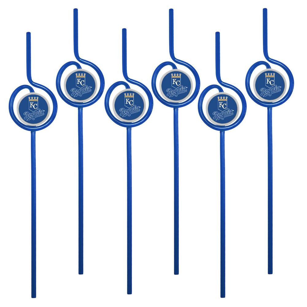 MLB Kansas City Royals Team Sip Straw 6-Pack