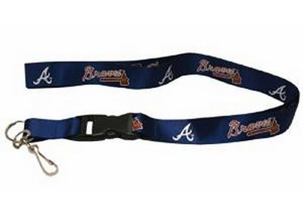 MLB Atlanta Braves Breakaway Lanyard with Key Ring