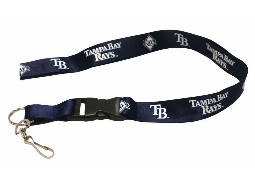MLB Tampa Bay Rays Breakaway Lanyard with Key Ring