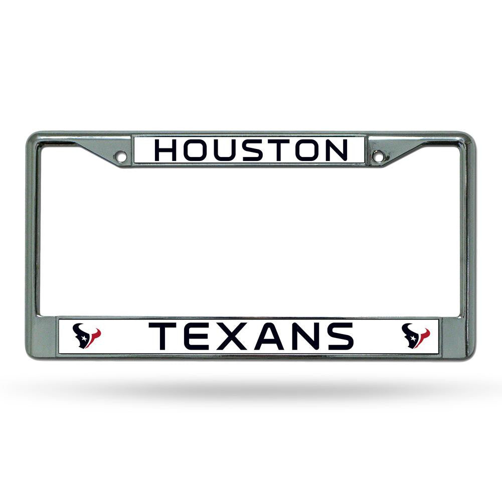Color Chrome Frame NFL- Houston Texans  Red