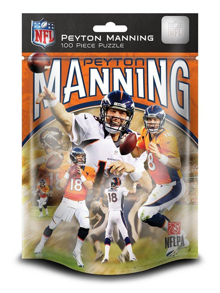 100PC POUCH PUZZEL -Denver Bronco-Manning