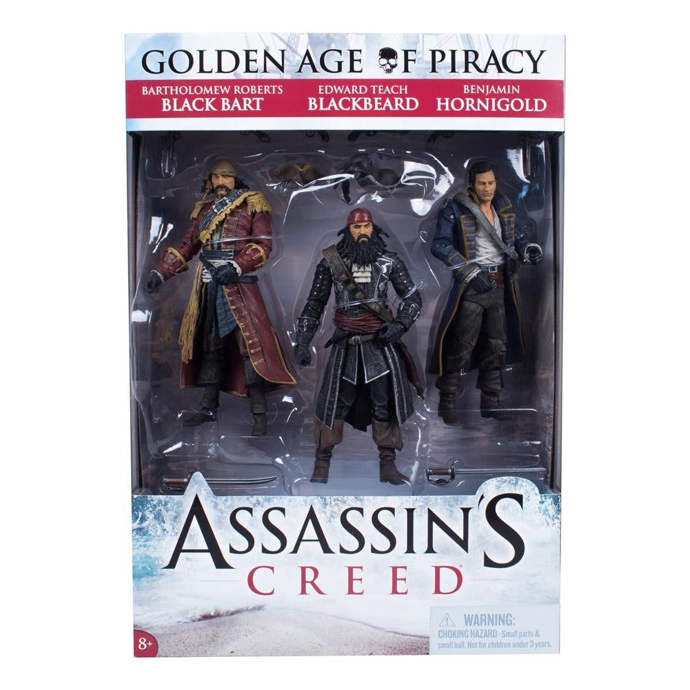 McFarlane Toys Series 1 Assassin's Creed Pirate Action Figure 3-Pack