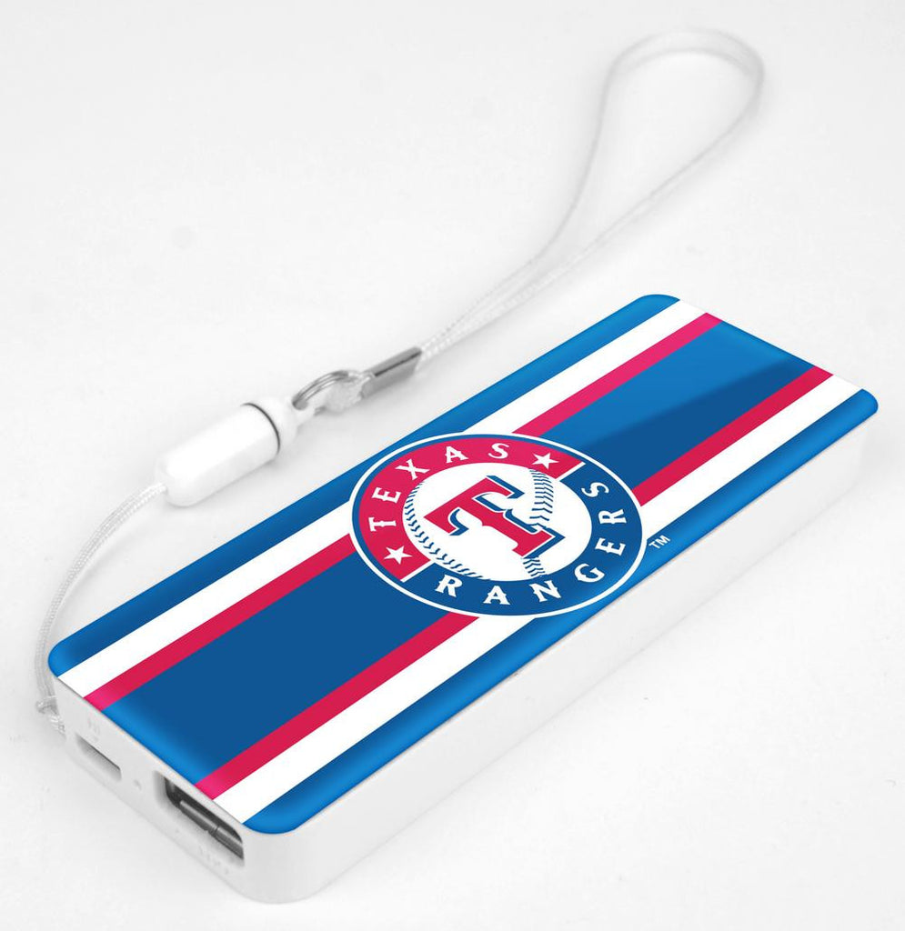 Mizco MLB Texas Rangers 3K Slim Power Bank Powerbar