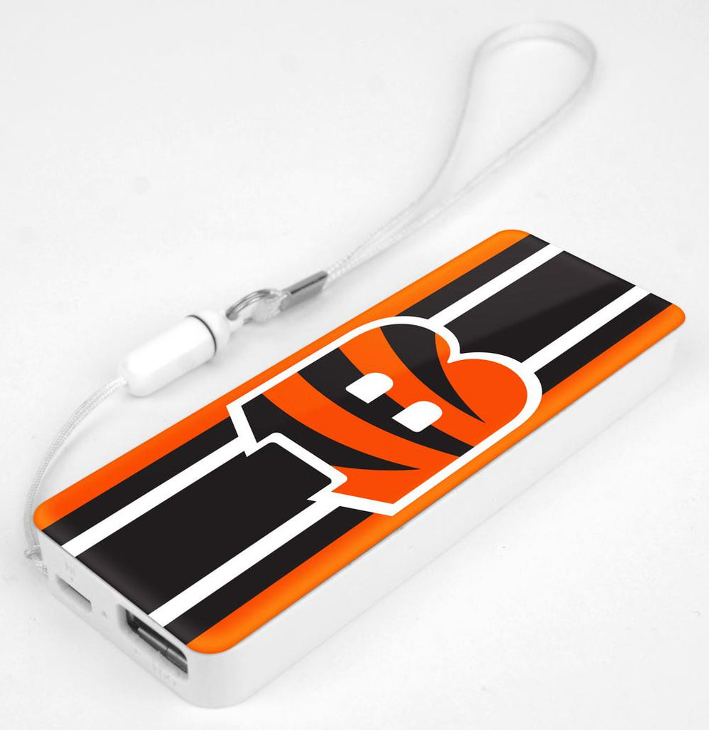Mizco NFL Cincinnati Bengals 3K Slim Power Bank Powerbar