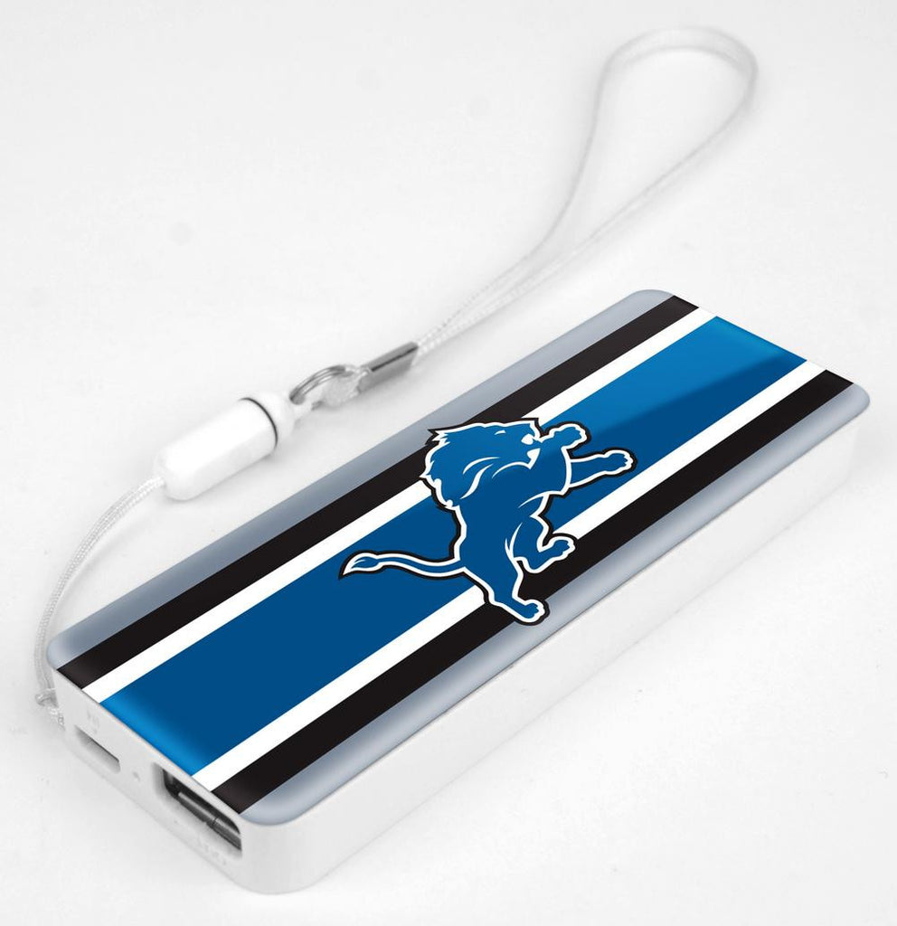 Mizco NFL Detroit Lions 3K Slim Power Bank Powerbar