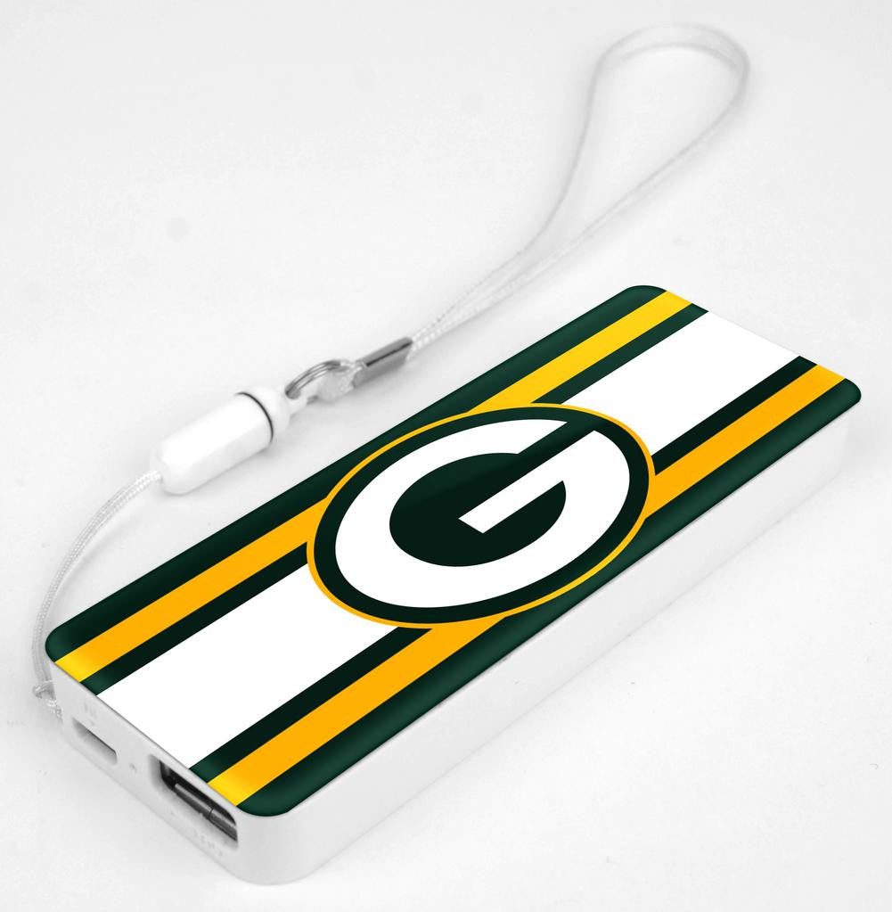 Mizco NFL Green Bay Packers 3K Slim Power Bank Powerbar