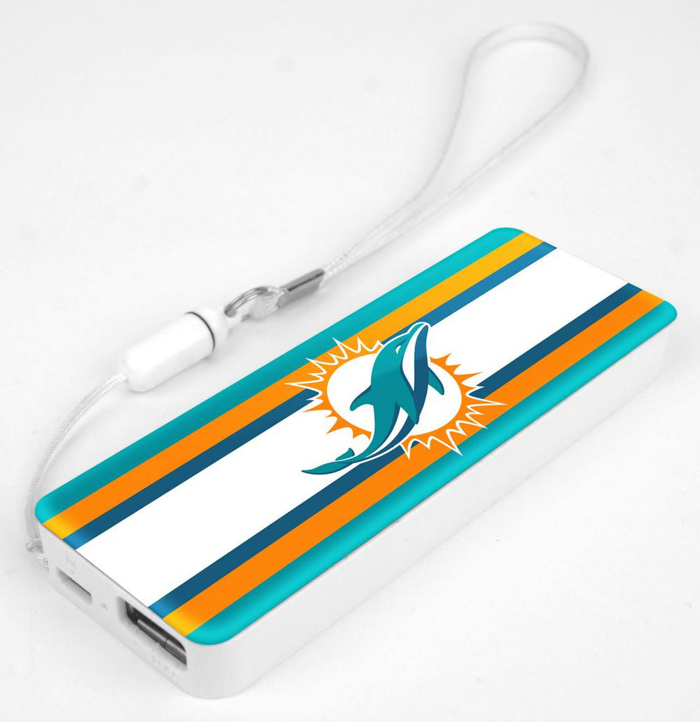 Mizco NFL Miami Dolphins 3K Slim Power Bank Powerbar