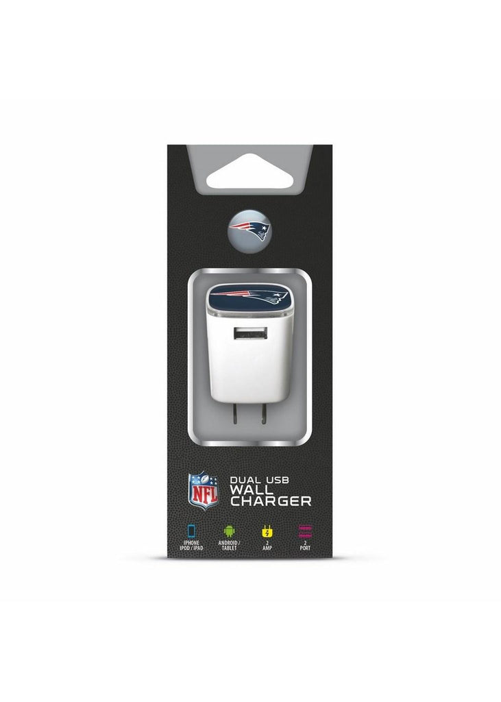 Mizco NFL New England Patriots Universal AC Big Logo Wall Charger