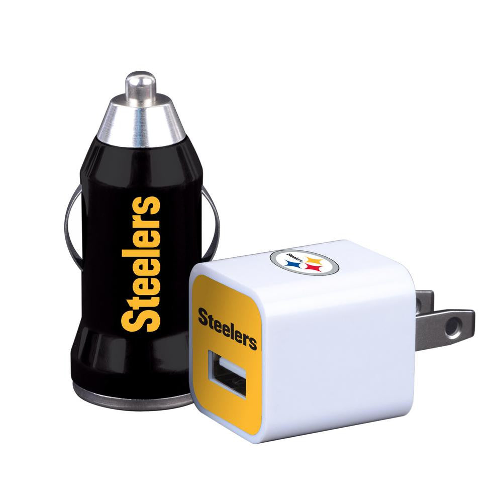 Mizco NFL Pittsburgh Steelers 2-Pack Charger