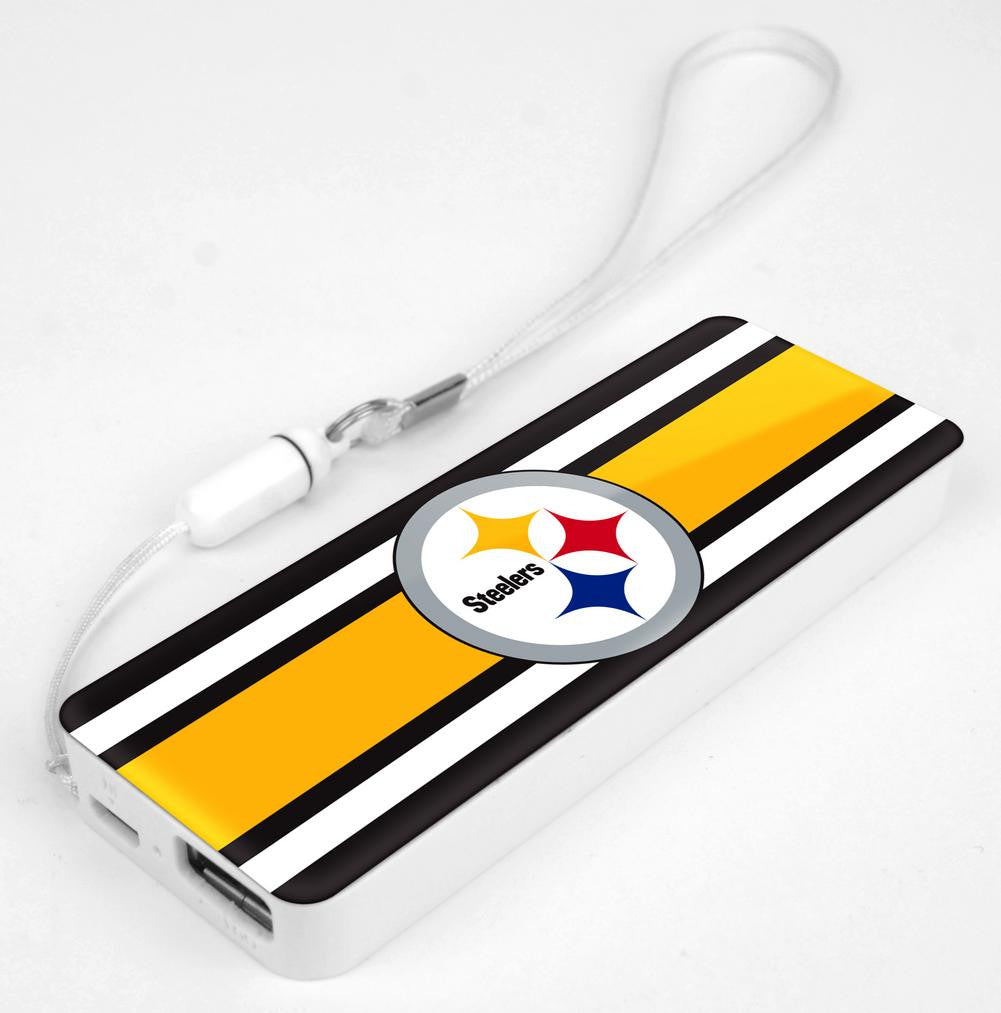 Mizco NFL Pittsburgh Steelers 3K Slim Power Bank Powerbar