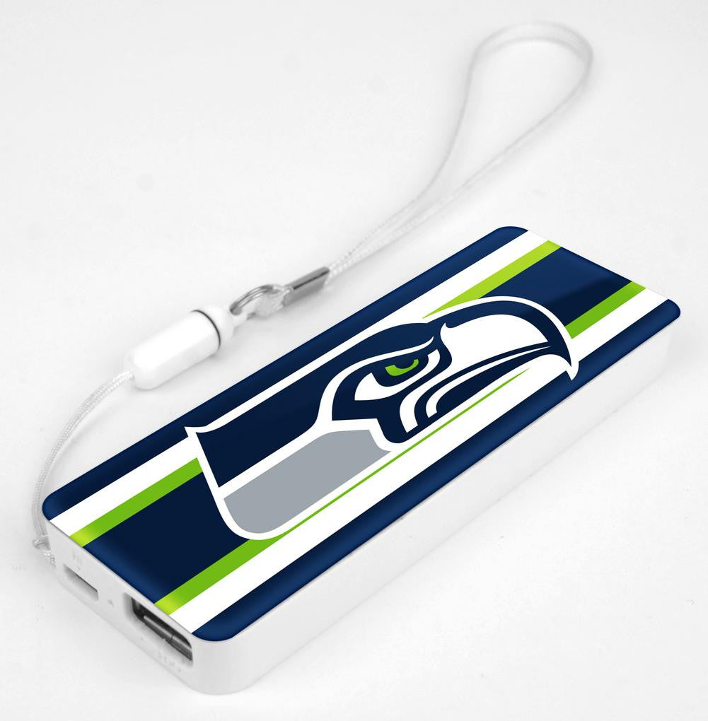 Mizco NFL Seattle Seahawks 3K Slim Power Bank Powerbar