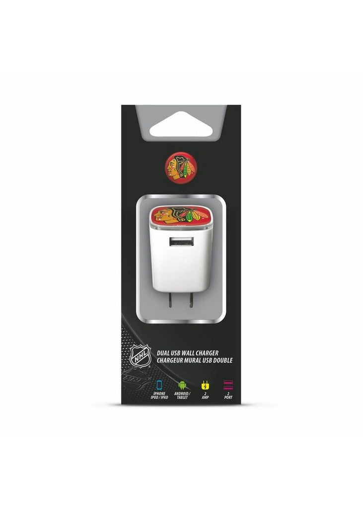 Mizco NHL Chicago Blackhawks Universal AC Big Logo Wall Charger