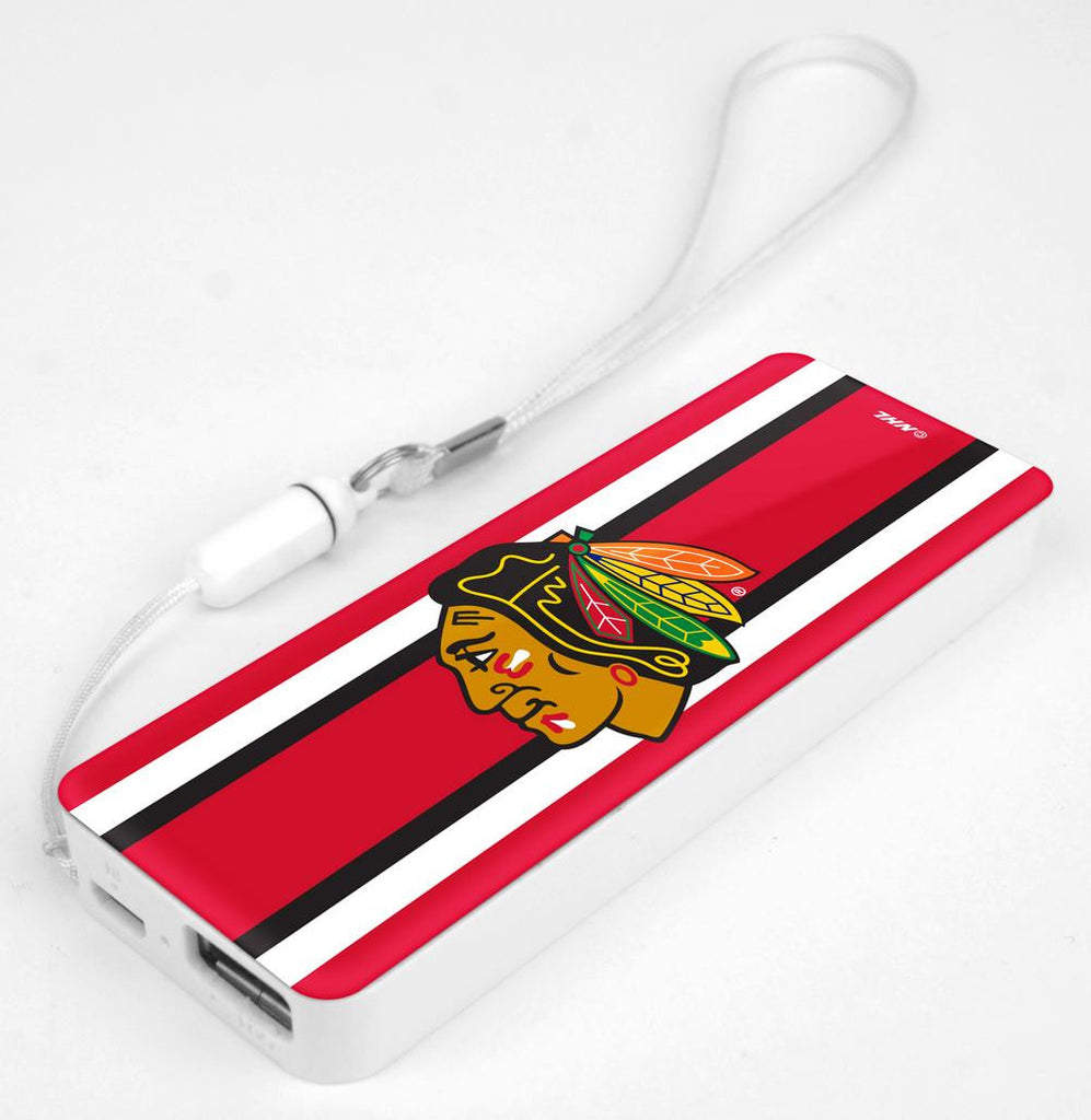 Mizco NHL Chicago Blackhawks 3K Slim Power Bank Powerbar