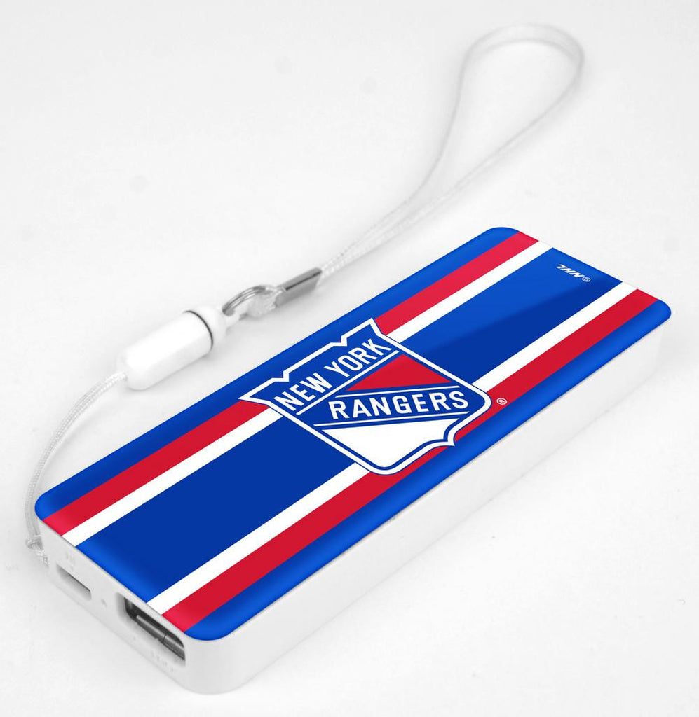 Mizco NHL New York Rangers 3K Slim Power Bank Powerbar