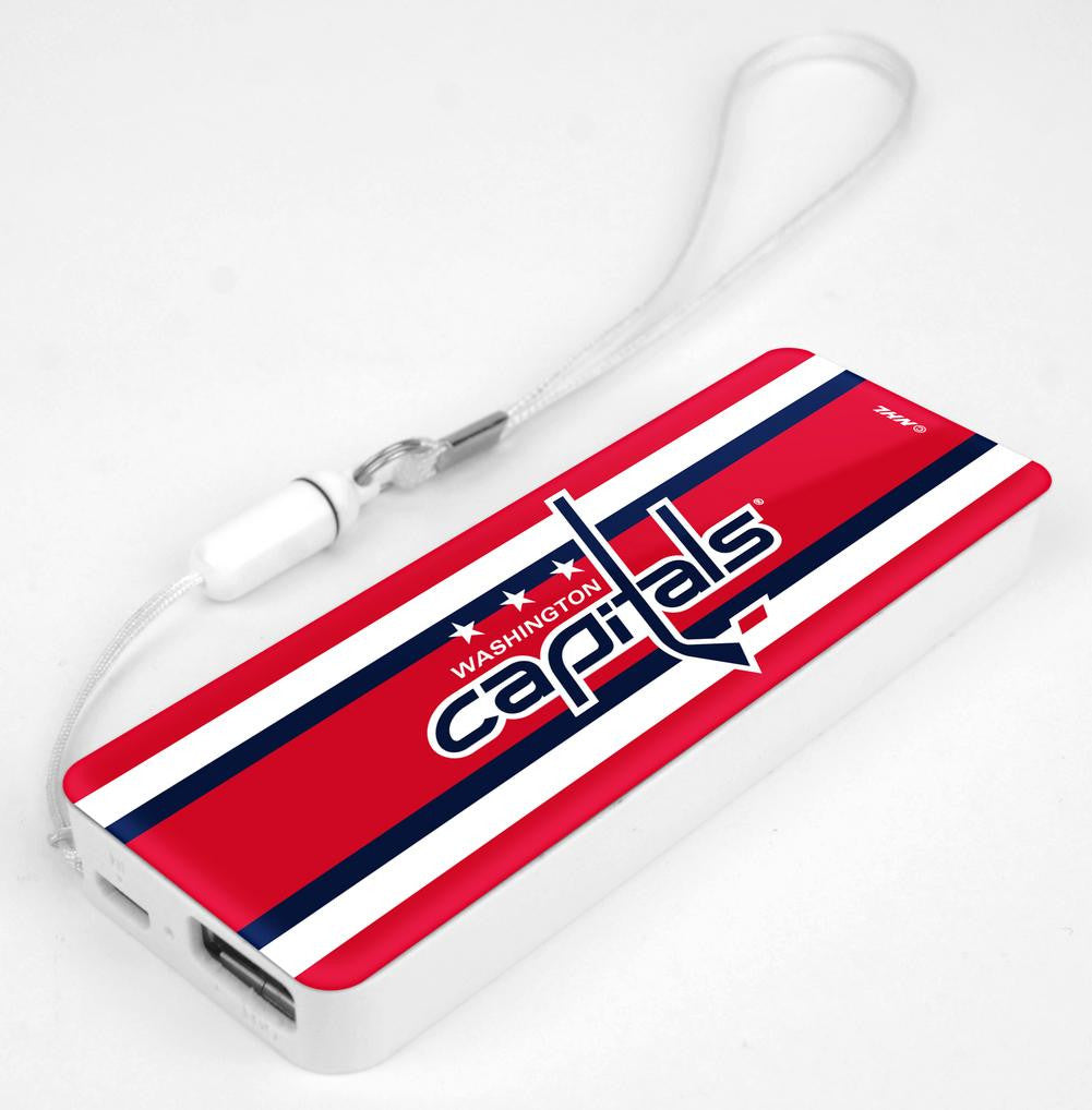 Mizco NHL Washington Capitals 3K Slim Power Bank Powerbar