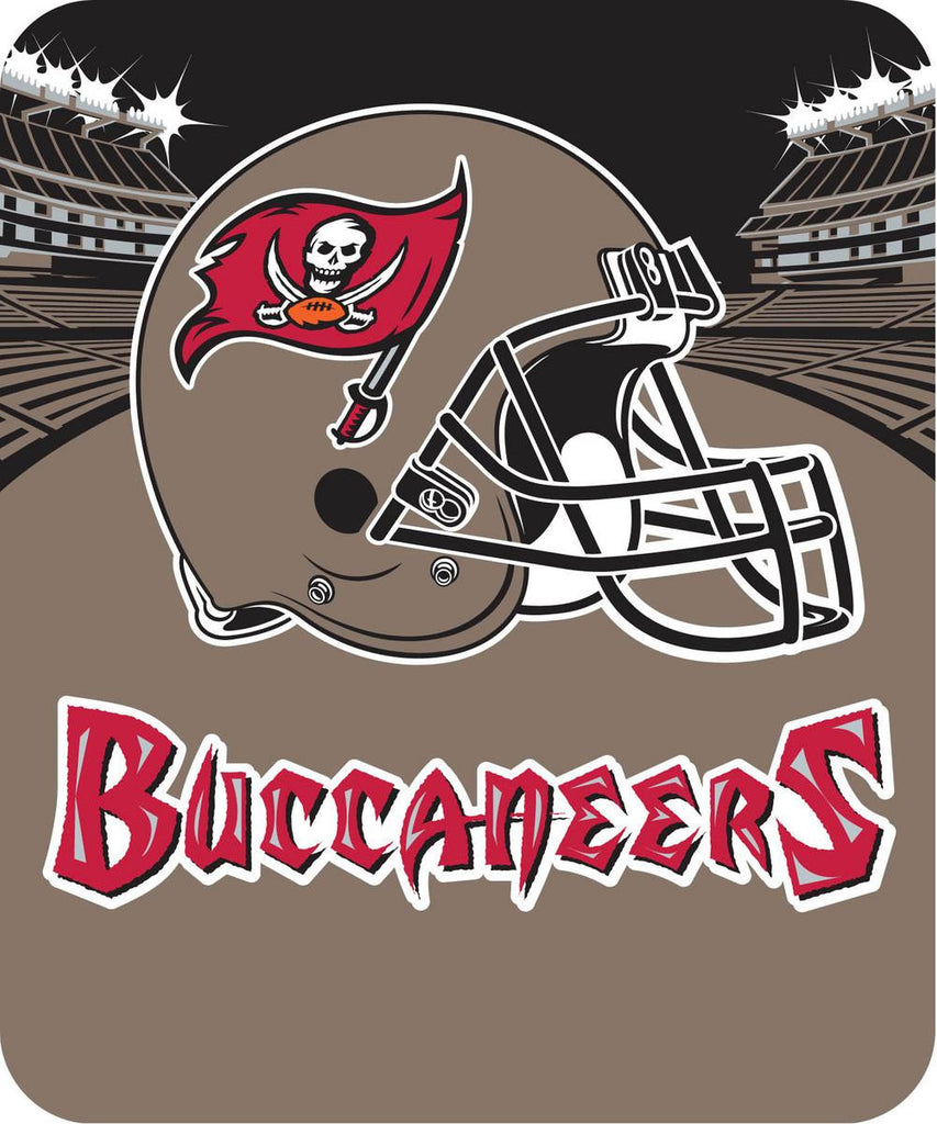 NFL Tampa Bay Buccaneers Micro Raschel Plush Throw Blanket  Livin Large Design