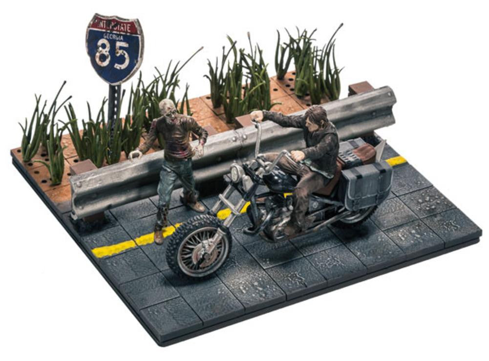 McFarlane Walking Dead TV Series Daryl Dixon with Chopper Building Set