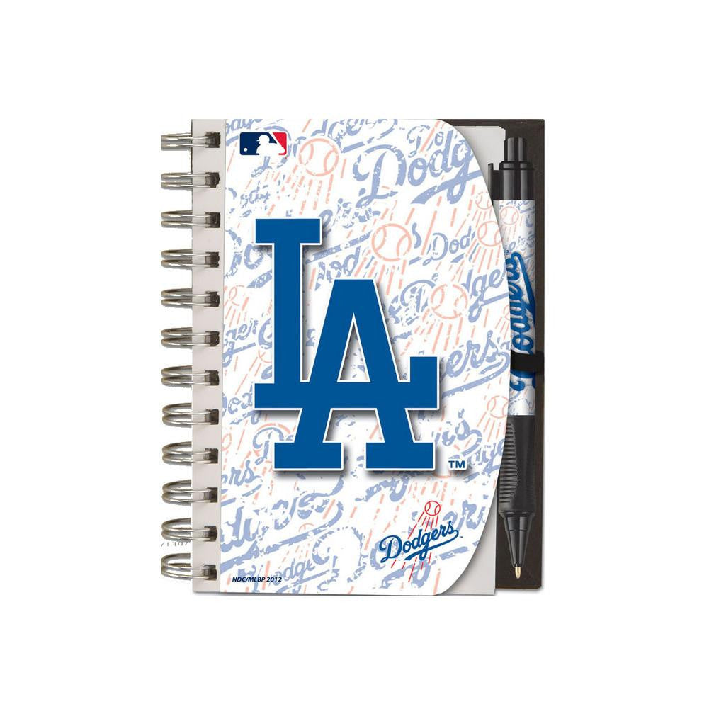 Deluxe Hardcover 4X6 Notebook & Pen Set (Grip) - Los Angeles Dodgers
