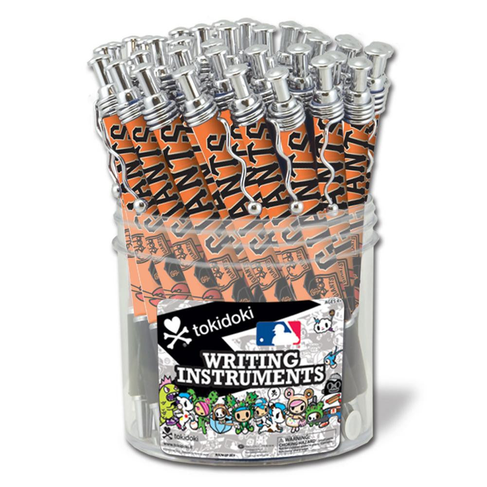 48 Pack Tokidoki Jazz Pen Canister  MLB San Francisco Giants